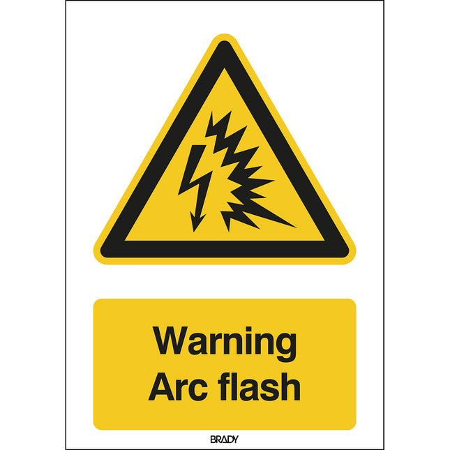 ISO Safety Sign  Warning Arc flash