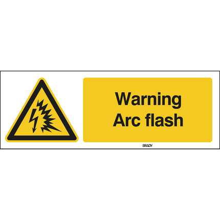 ISO Safety Sign  Warning Arc flash
