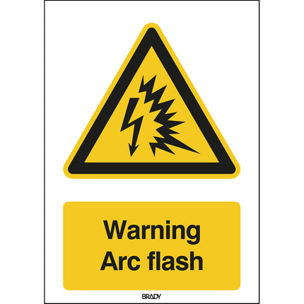 ISO Safety Sign  Warning Arc flash