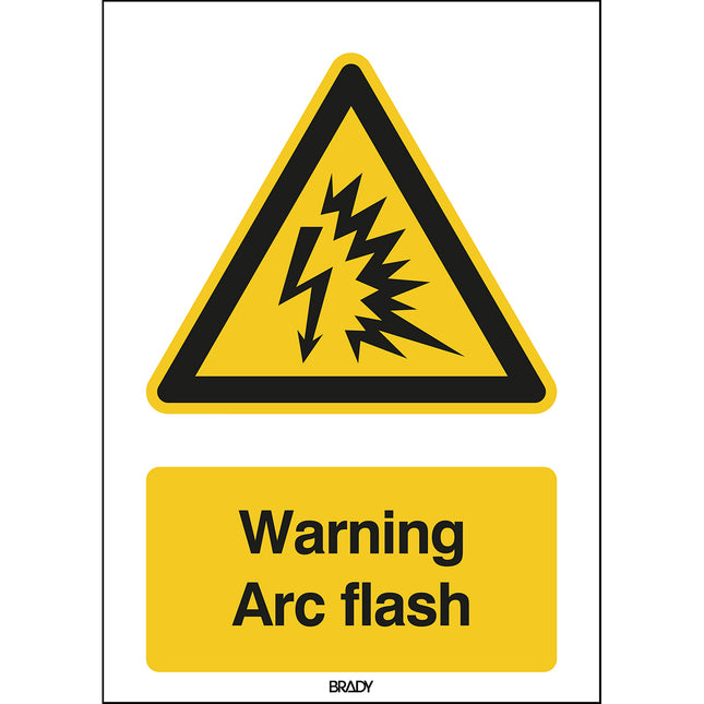 ISO Safety Sign  Warning Arc flash