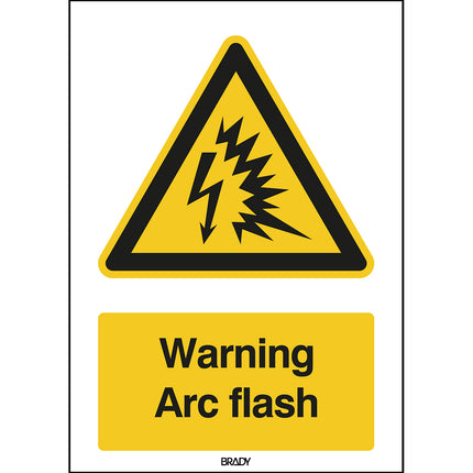 ISO Safety Sign  Warning Arc flash