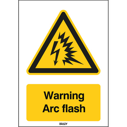 ISO Safety Sign  Warning Arc flash