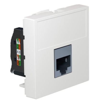 632939Legrandمحول مقبس Linkeo C+ أبيض RJ45 فئة 6 UTP
