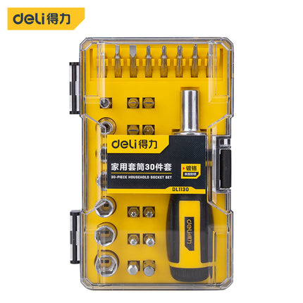 Deli Precision Screwdriver Set 30 Pieces , DL1130