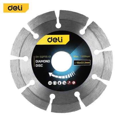 Deli Tools Diamond Disc 115mmx22.2mm , EDH-SQP115-E1