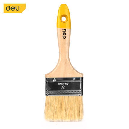 Deli Wooden Handle Paint Brush 3" , EDL509123