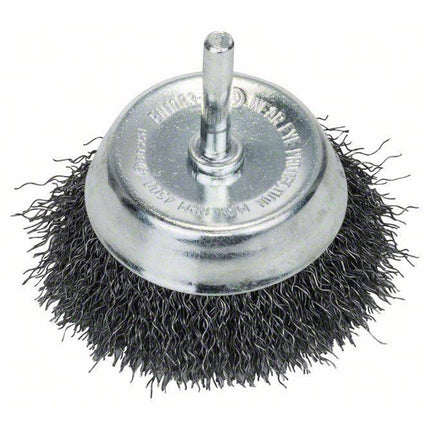 Bosch Tools,1609200270,Shank Cup Brush 70mm Crimped Steel 6mm