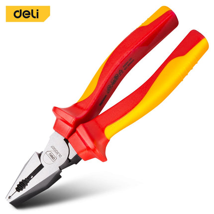 Deli Insulated Labor-saving Combination Pliers 7", EDL512007