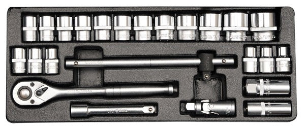 Socket Set  24pcs 1/2"