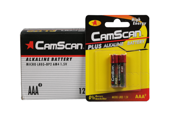 Camscan Rechargeable Batter - 1.5V - 2 pcs| LR03-BP2A