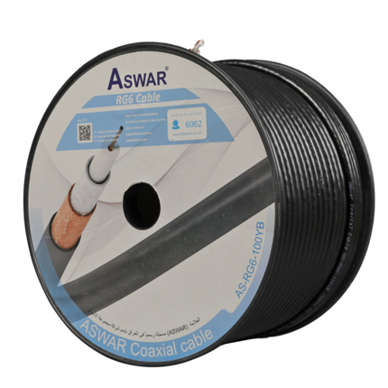 Aswar Coxell Cable Bracelets For Satellite | AS-RG6-100YB