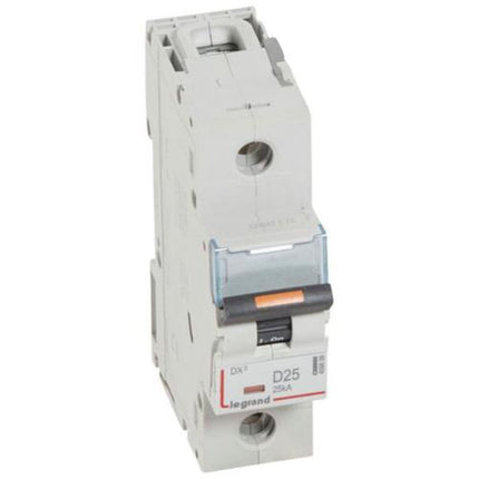409809Legrandقاطع دائرة Legrand DX3 أحادي القطب 25A منحنى D