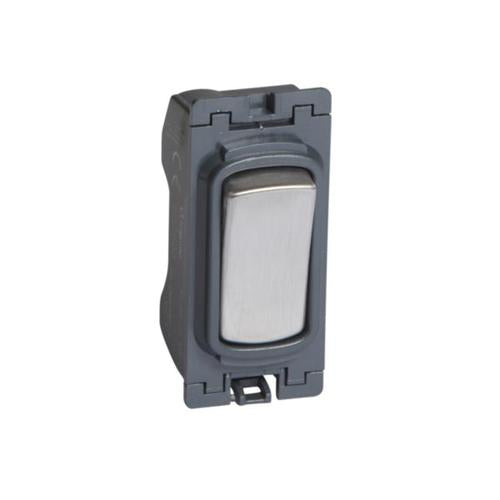832603Legrandوحدة شبكة المفتاح Synergy أحادية الاتجاه 20AX 250V فولاذ مقاوم للصدأ مصقول