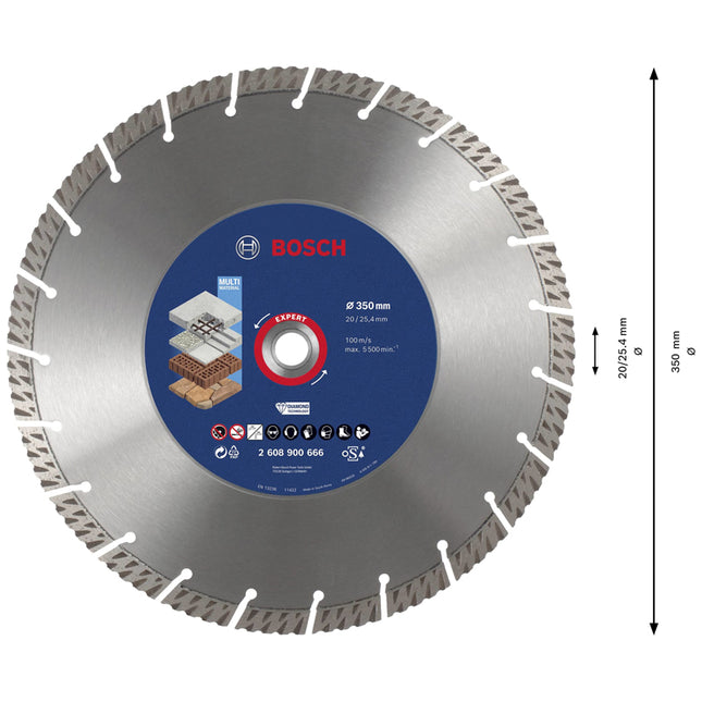 Bosch Tools,2608900664,Cutting disc - Multi Material | 300x22.23x2.8x15