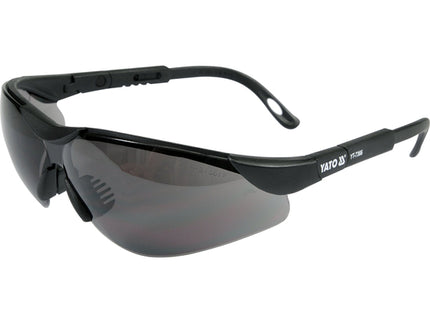 YT-7366Yatoنظارات الأمان ياتو YT-7366 عدسات رمادية من البولي كربونات