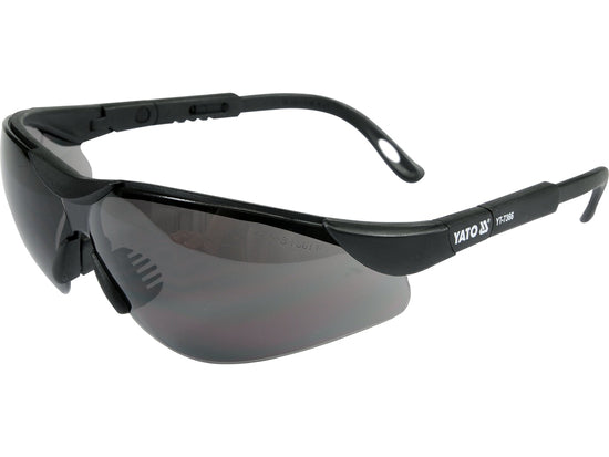 YT-7366Yatoنظارات الأمان ياتو YT-7366 عدسات رمادية من البولي كربونات