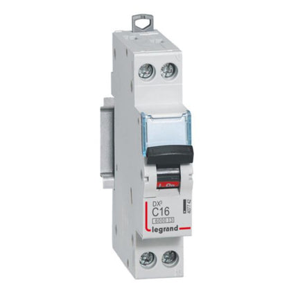 407742Legrandقاطع دوائر Legrand DX3 أحادي القطب + محايد 16 أمبير منحنى C