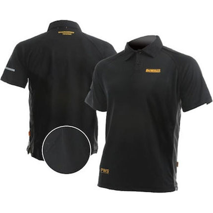 DeWalt Rutland Polo Shirt - Black/Grey | DWC125-013