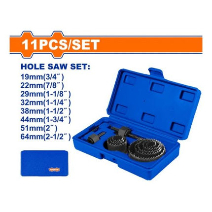 WKJ4411Wadfow طقم قوارات خشب 11 قطعة WKJ4411