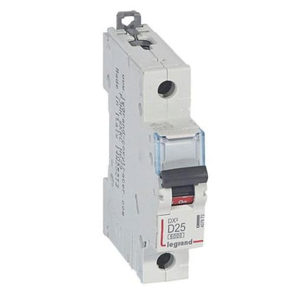 407973Legrandقاطع دائرة Legrand MCB DX3 6000A أحادي القطب 25A منحنى D