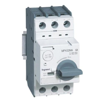 417348Legrandقاطع حماية محرك Legrand MPX3 بقدرة 6A و100kA