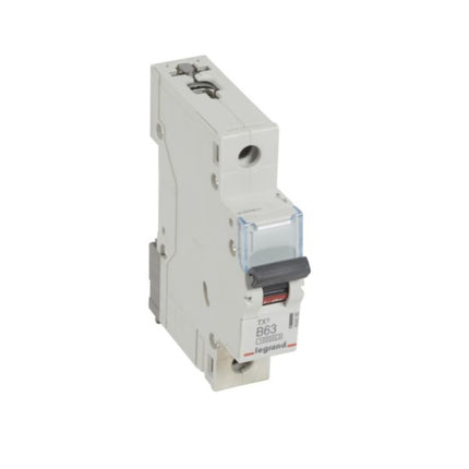 404090Legrandقاطع دائرة Legrand TX3 أحادي القطب 63A منحنى B 10kA