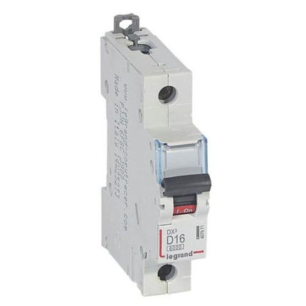 407971Legrandقاطع دائرة Legrand DX3 أحادي القطب 16A منحنى D