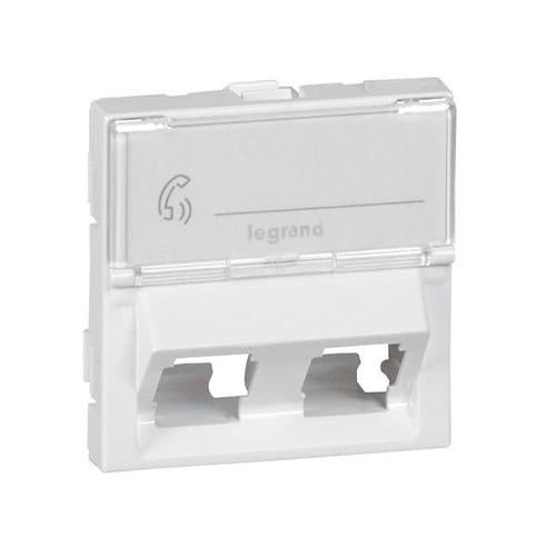 078613Legrandمهايئ لجوند RJ45 موزايك أبيض