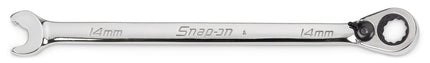 SRXRM14Snap-Onمفتاح ربط مركب بتصميم Flank Drive 14 ملم قابل للعكس مع صندوق تروس 12 نقطة