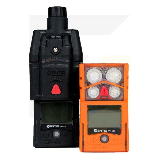 VP5-KJ431101211Industrial Scientificكاشف الغازات المتعددة Industrial Scientific Ventis Pro 5 برتقالي LENS Wireless