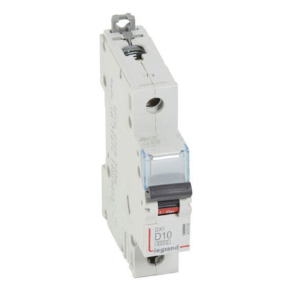 407969Legrandقاطع دارة ليجراند DX3 أحادي القطب 10 أمبير منحنى D