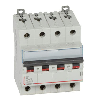 407932Legrandقاطع دارة Legrand DX3 رباعي الأقطاب 40A منحنى C
