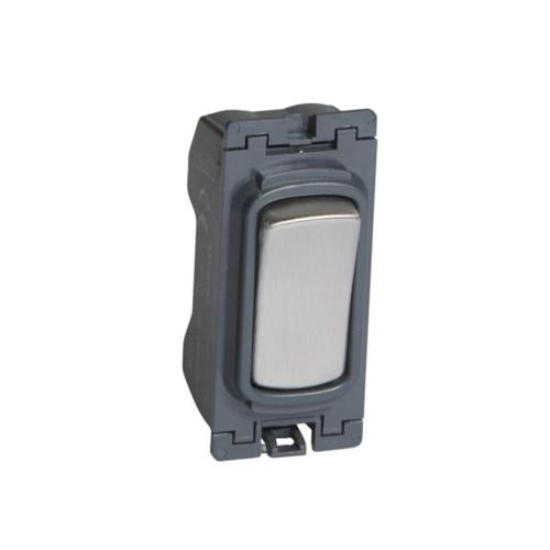 832602Legrandوحدة شبكة المفتاح الوسيط Synergy 10AX 250V الفولاذ المقاوم للصدأ المصقول