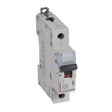 409435Legrandقاطع دارة Legrand DX3 أحادي القطب 32 أمبير منحنى D