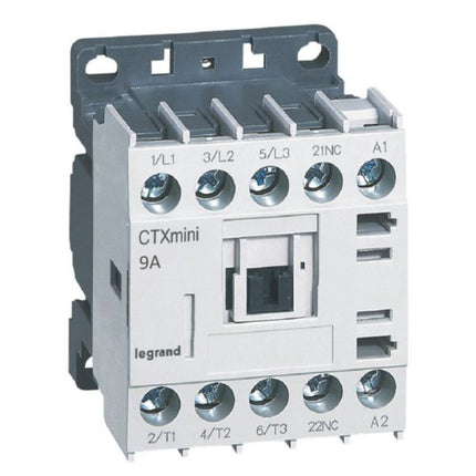 417030Legrandمحرك التلامس CTX3 صغير 3P 9A 1NC 24V AC
