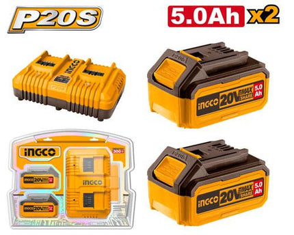 FBCPK2425INGCOمجموعة بطارية وشاحن P20S أيون الليثيوم FBCPK2425