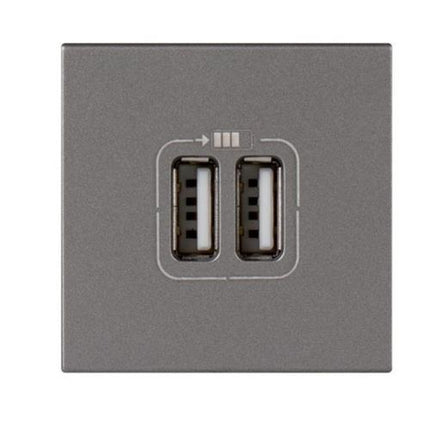 572578Legrandأرتيور - مزود طاقة USB - مقابس USB مزدوجة - 5 فولت - 1500 مللي أمبير - وحدتان - مغناطيسي