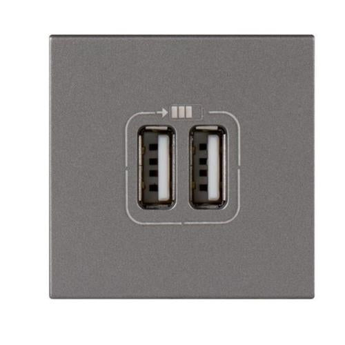572578Legrandأرتيور - مزود طاقة USB - مقابس USB مزدوجة - 5 فولت - 1500 مللي أمبير - وحدتان - مغناطيسي