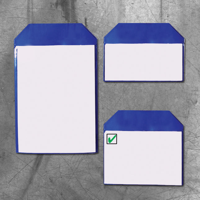 Large Pouches with Magnetic Strips