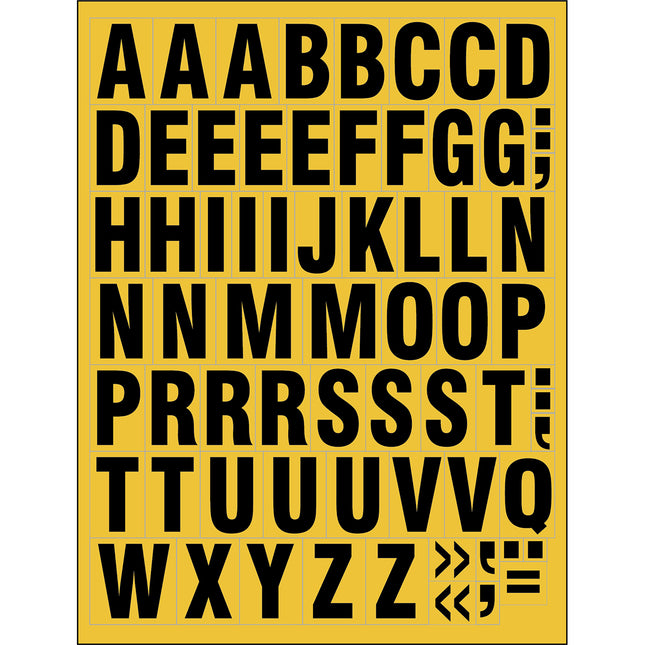 Magnetic Numbers and Letters on a sheet