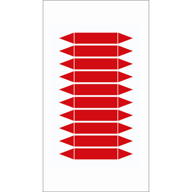 Writeon pipe markers on card