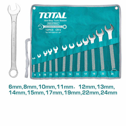 THT1022121Total Toolsمجموعة مفاتيح الربط المكونة من 12 قطعة THT1022121