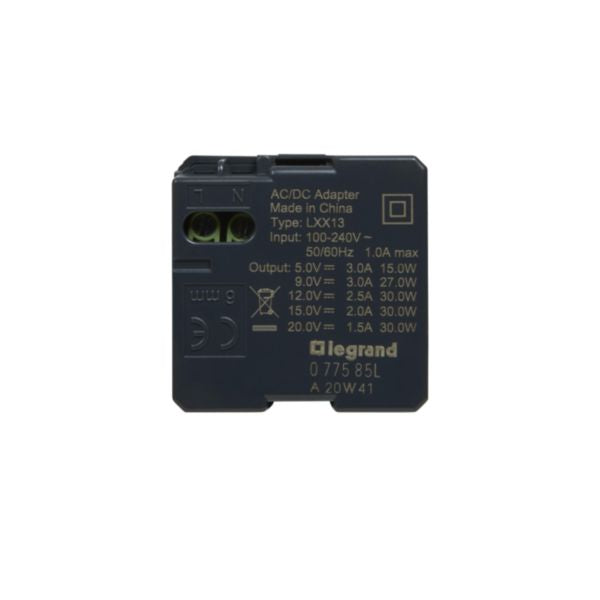 077585LLegrandموزاييك شاحن USB Type-C بقوة 30 واط أبيض