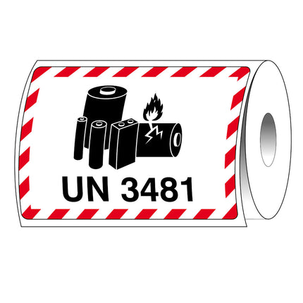 Packaging Labels  Lithiumion  UN 3481