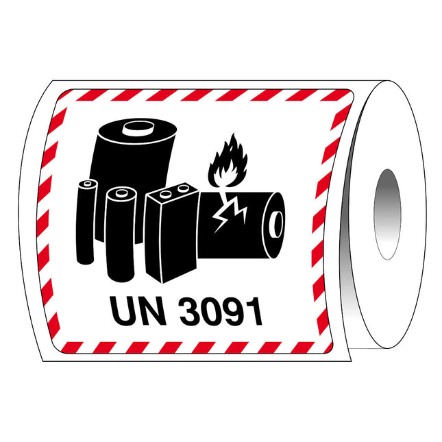 Packaging Labels  Lithiummetal  UN 3091