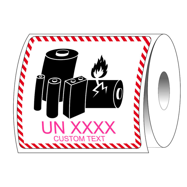 Packaging Labels  Custom Lithiumion