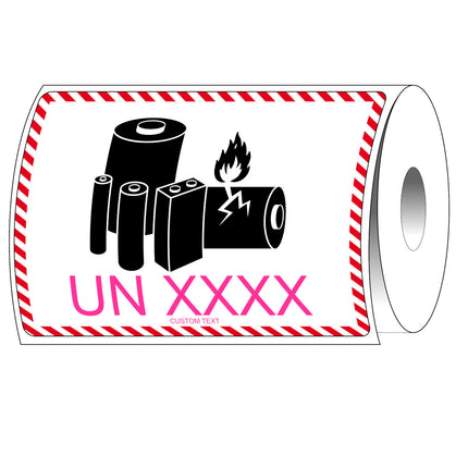 Packaging Labels  Custom Lithiumion