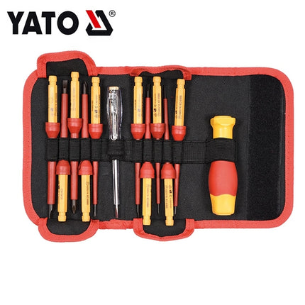 Yato Insulated Changeable Screwdriver Set YT-28290 12Pcs