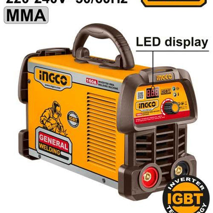 ING-MMA16059INGCOماكينة اللحام INGCO ING-MMA16059 بتقنية العاكس 160 أمبير