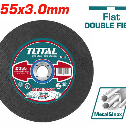TAC2213551Total Toolsقرص قطع المعادن توتال 355 X 3 مم (TAC2213551)